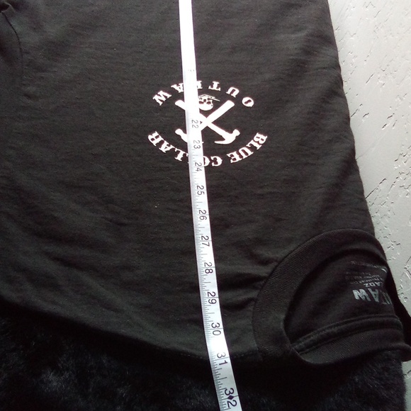 Blue Collar Outlaw Men's long sleeved Tee - Picture 9 of 9